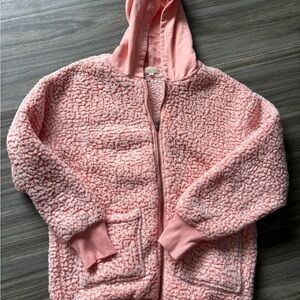 Ultra Flirt Pink Sherpa Hoodie Sweatshirt